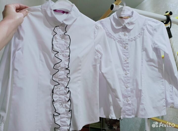 Блузка школьная 122, 128