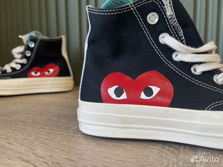 Converse play comme des garcons кеды женские