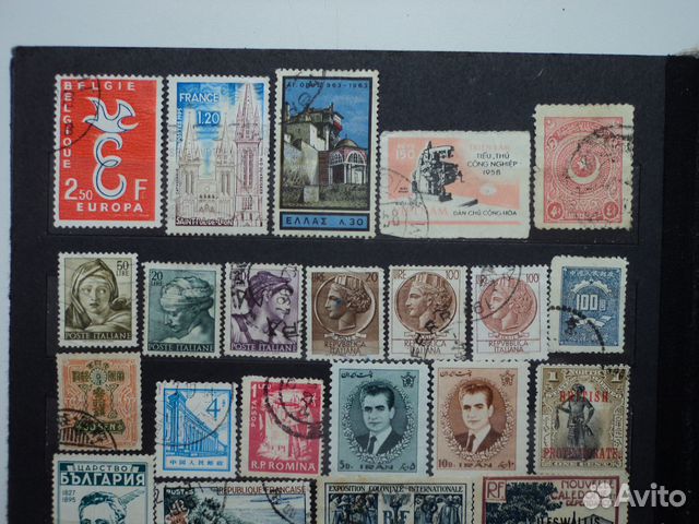 Набор марок. 40 - 70 гг