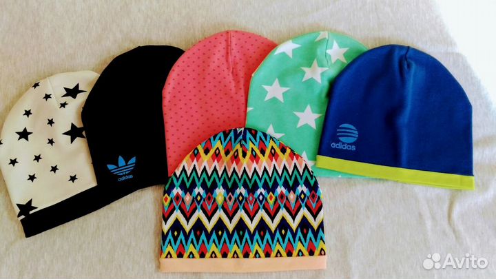 Детские трикотажные шапочки