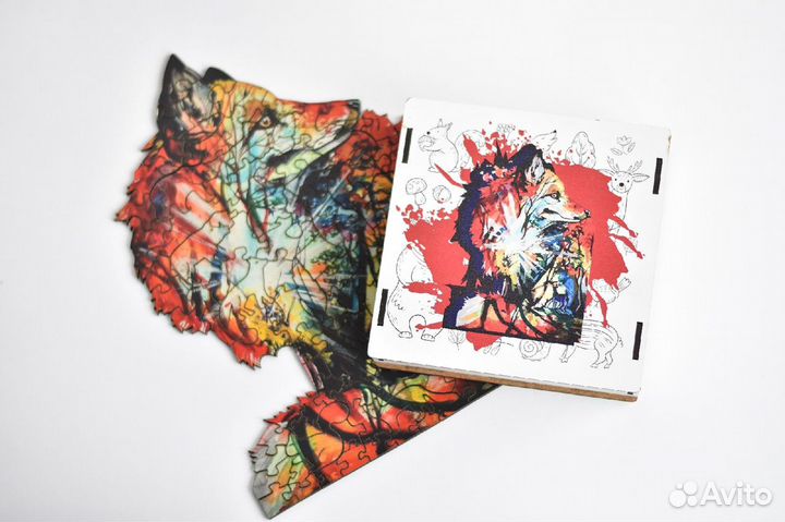 Деревянные пазлы фигура 