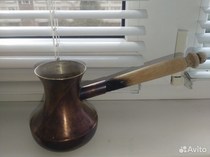 Латунная турка знак качества СССР