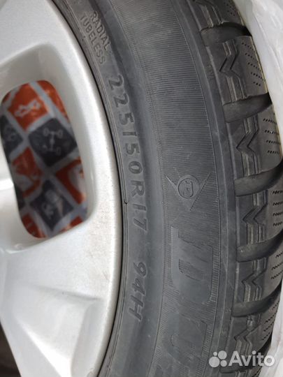 Зимние колеса с дисками оригинал BMW X1 225 50 r17