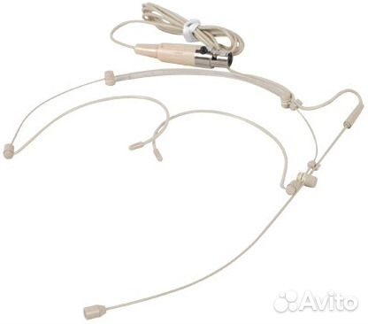 Головная вокальная гарнитура телесного цвета