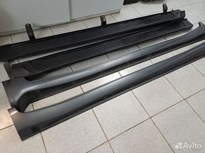 Пороги подножки toyota land cruiser 200