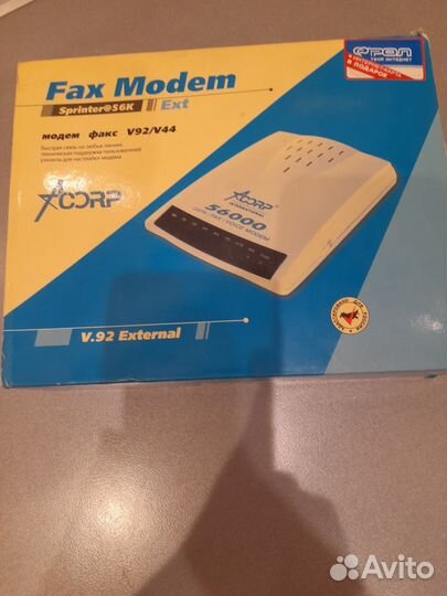 Факс-модем Sprinter 56 k Acorp новый