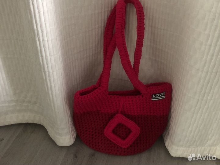 Сумка женская ручная работа вязанная