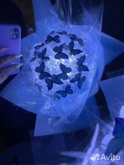 Букет из бабочек, сьедобные букеты