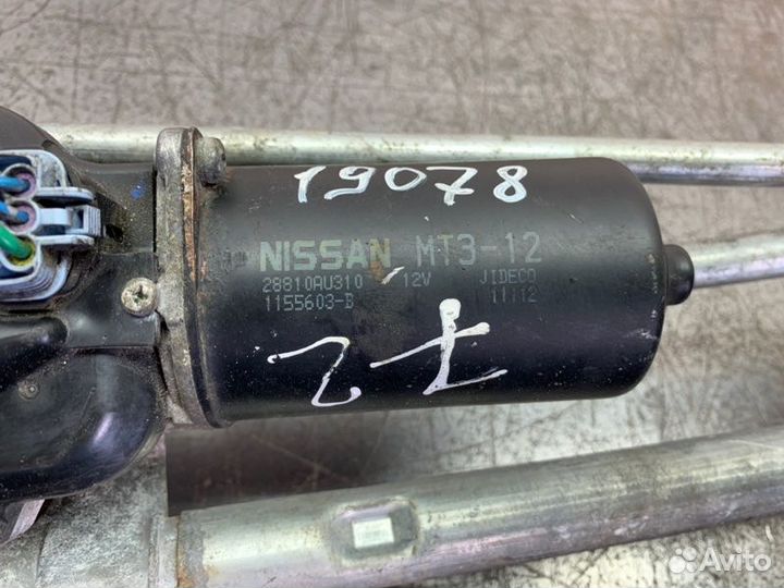 Трапеция дворников с двигателем Nissan Primera