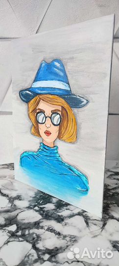 Картина интерьерная. Холст. Акрил