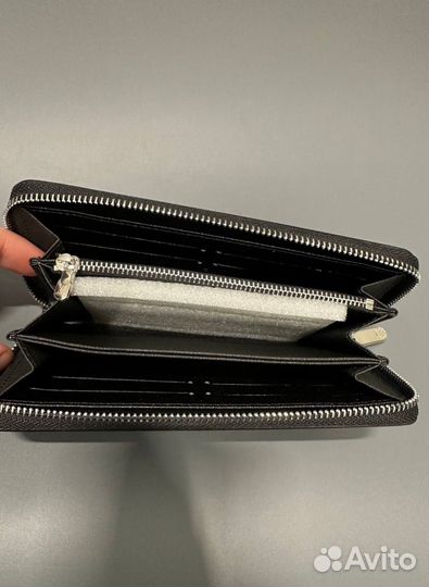 Портмоне Louis Vuitton Черное Люкс