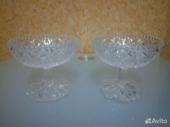 Хрустальные конфетницы богемия