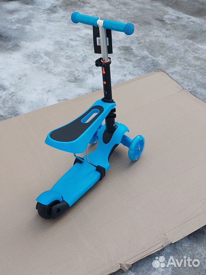 Самокат беговел 2в1 Навигатор кикборд