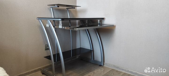 Компьютерный стол стеклянный бу