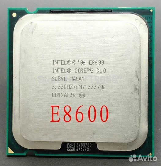 Intel Core 2 Duo E8600 (3.33GHz/ 6M /1333MHz)