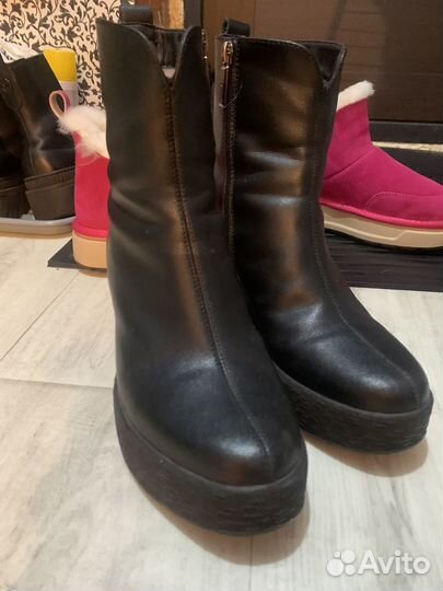 Ботинки зимние женские натуральная кожа