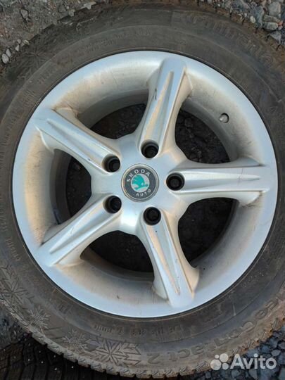 Диски R15 Skoda Roomster, Fabia, 4диска без шин