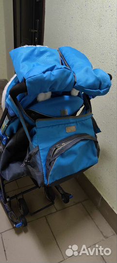 Санки коляска nika