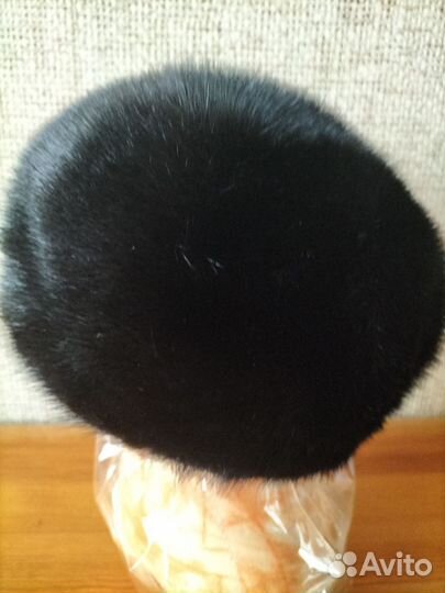 Шапка норковая мягкий берет