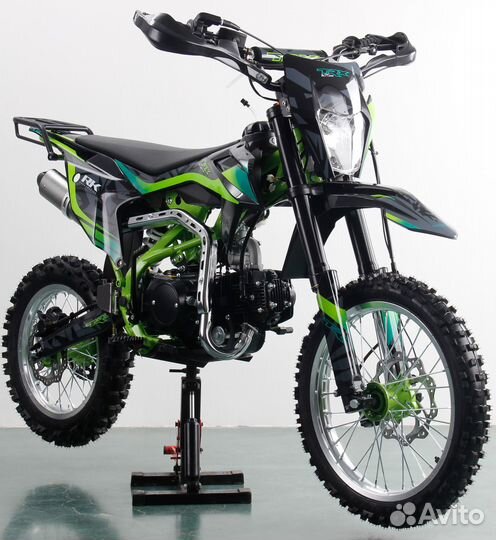 Питбайк Racer TRX140E зеленый