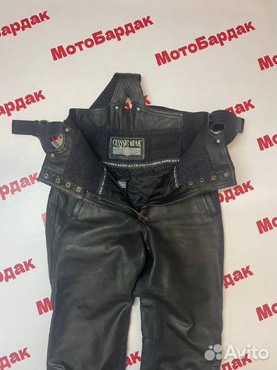 Мотокомбинезон кожаный женский р-р 44
