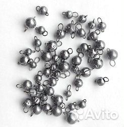 Набор джиг микро чебурашка разборная шар 0,5-5гр