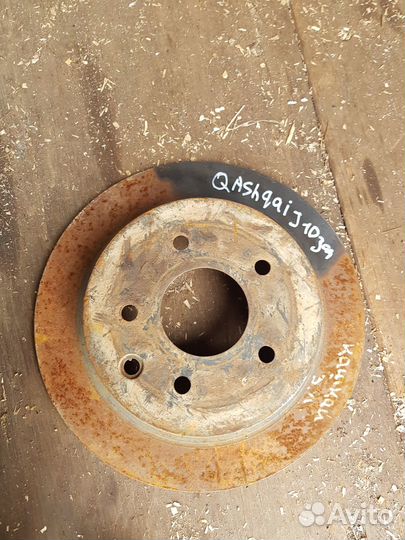 Задний тормозной диск Nissan qashqai j10