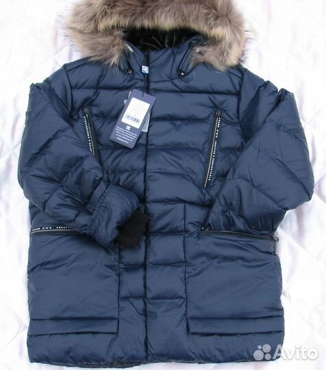 Новый теплый зимний пуховик до -40 бренд