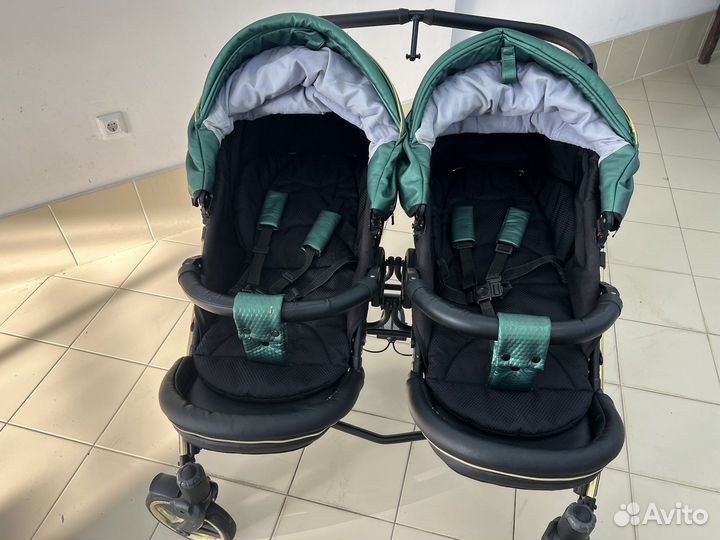 Коляска для двойни 3 в 1
