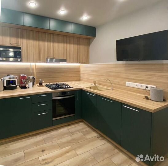 Кухня под потолок из мдф на заказ