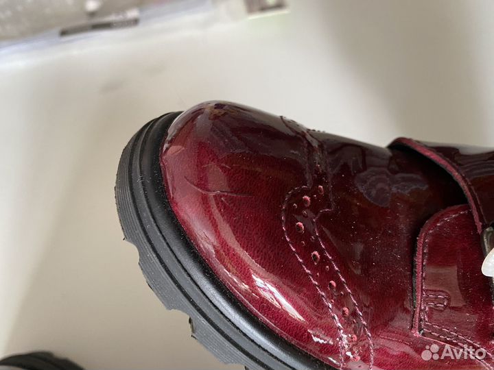 Ботинки туфли лоферы для девочек, 29