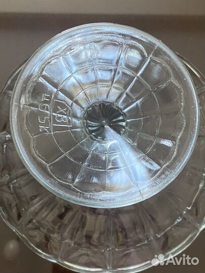 Ваза для фруктов на ножке СССР 50-60х гг