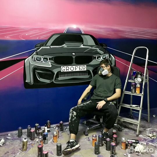 Граффити, роспись стен