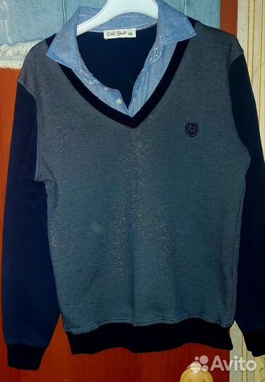 Рубашка обманка 164