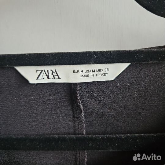 Черное платье Zara 46 размер