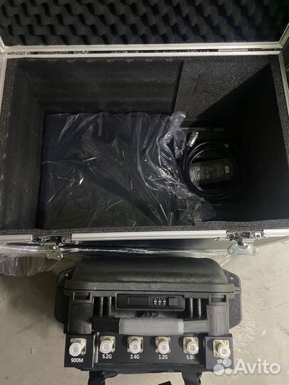 Рюкзак подавитель дронов, гарпия 6 каналов