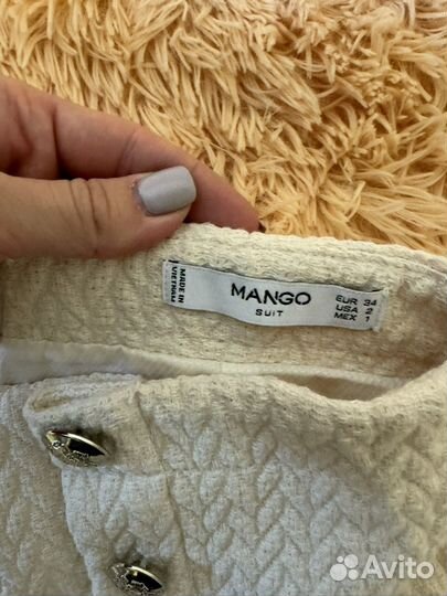 Костюм mango в стиле chanel (юбка + жакет)