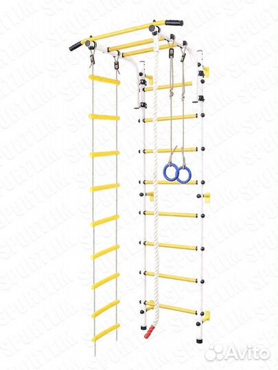 Шведская стенка для детей с массажными ступенями