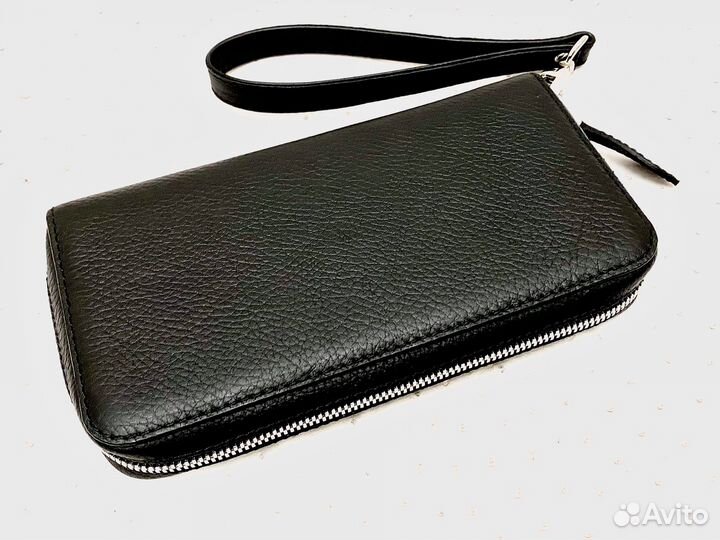 Кошелек мужской кожаный ручной работы