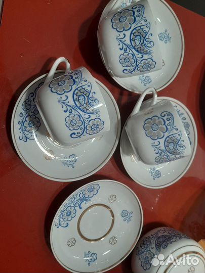 Чайная пара Вербилки Синяя птица счастья