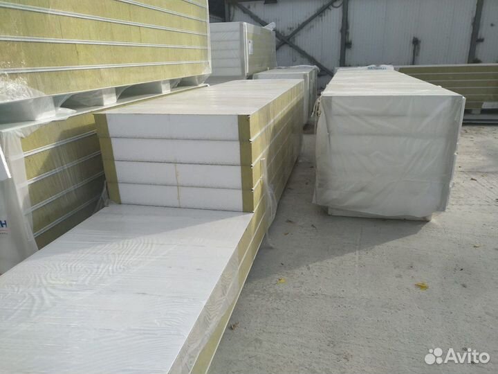 Сэндвич-панели вата+пенопласт