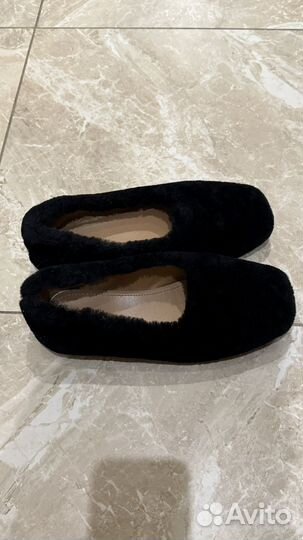 Меховые балетки
