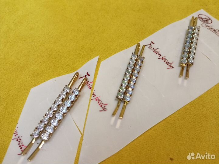 Заколка зажим для волос невидимка декоративная