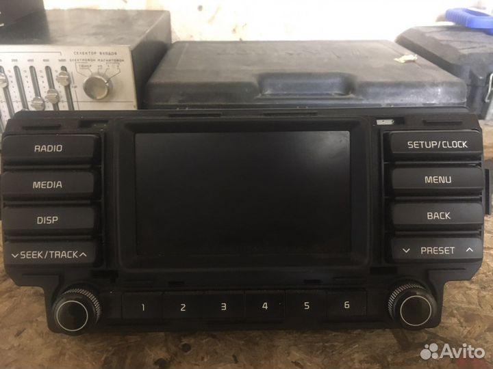 Магнитола на Kia rio