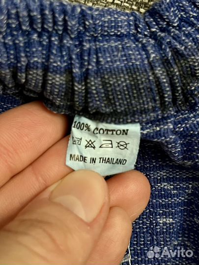 Шлопковые тайские штаны оверсайз