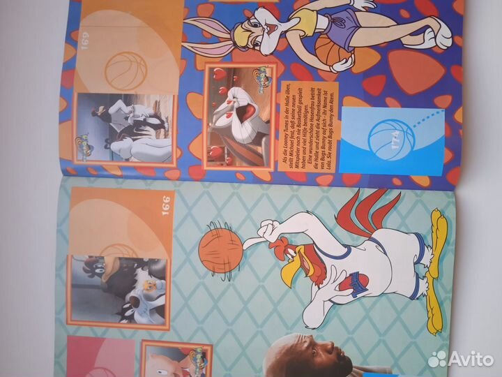 Альбом с наклейками Космический матч Space Jam