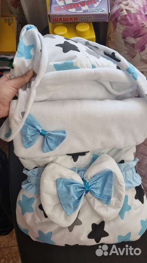 Детский конверт на выписку