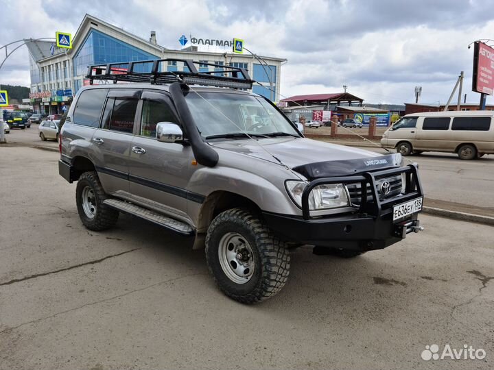 Силовой передний бампер на TLC 100/105