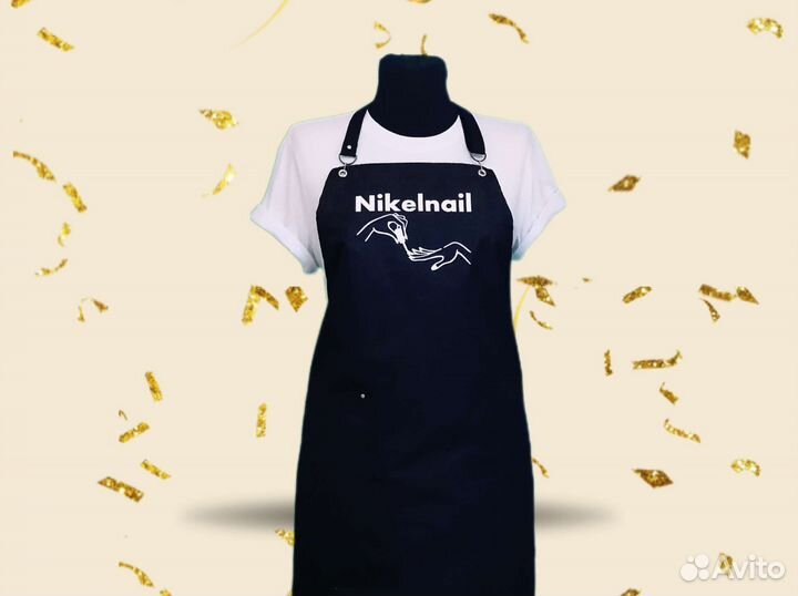 Фартук для мастера маникюра с логотипом