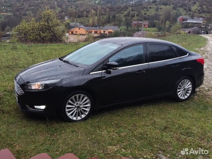 Бампер передний ford focus 3 черный